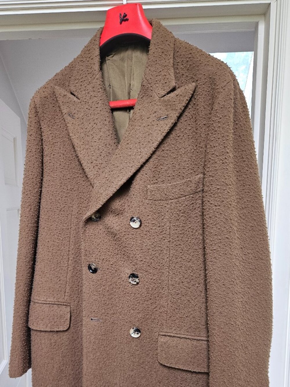 Isaia Napoli Casentino Overcoat 46 56